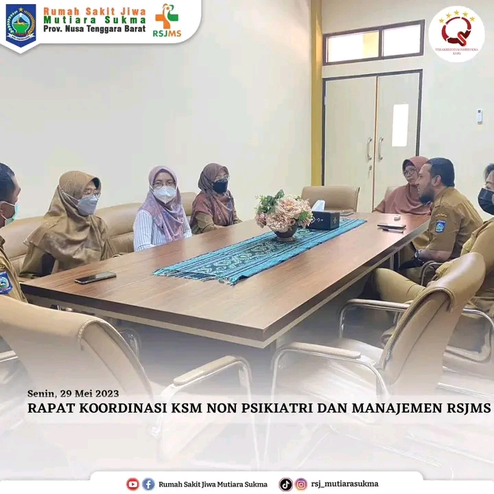 RAPAT KOORDINASI KSM NON PSIKIATRI DAN MANAJEMEN RSJMS